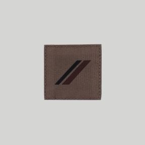 Galon de poitrine Tissu avec velcro Armée de Terre basse visibilité - 1ère Classe
