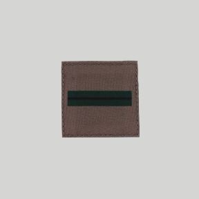 Galón de pecho Tela con velcro Ejército de Tierra baja visibilidad - Adjudant