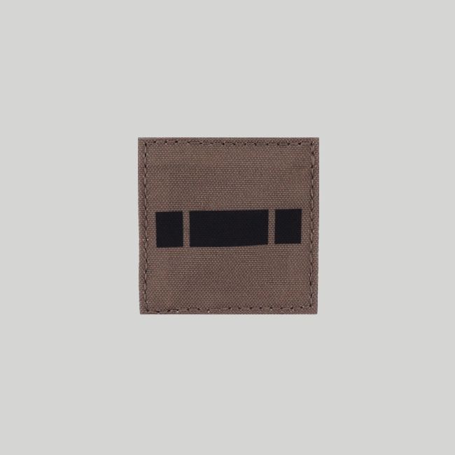 Galon de poitrine Tissu avec velcro Armée de Terre basse visibilité - Aspirant