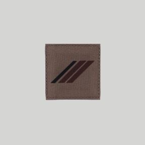 Galon de poitrine Tissu avec velcro Armée de Terre basse visibilité - Caporal