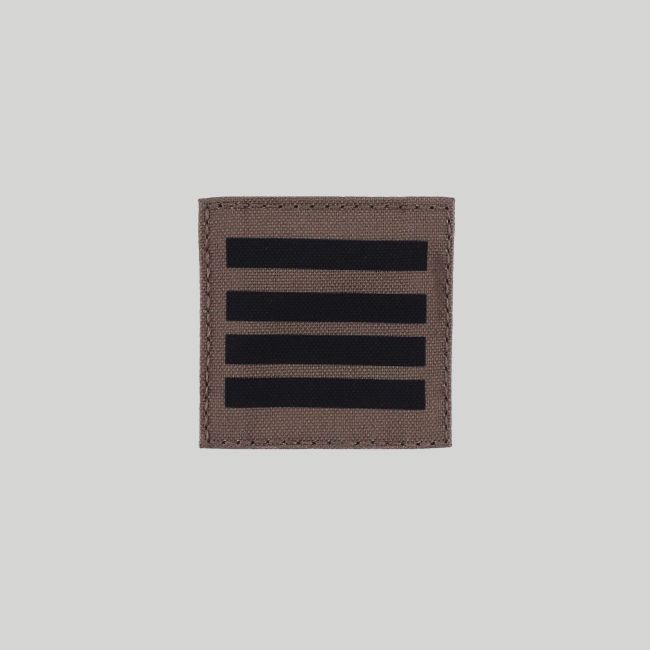 Borstembleem Stof met klittenband Landmacht lage zichtbaarheid - Commandant