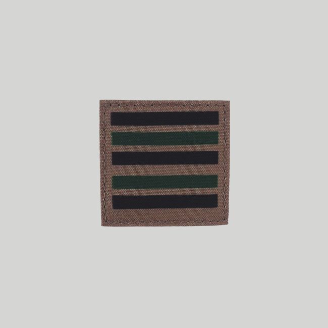 Galon de poitrine Tissu avec velcro Armée de Terre basse visibilité - Lieutenant-Colonel
