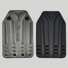 Paire de coussins Ventipads pour porte-plaques Polgen/Platiger - Noir - Tiger Tailor