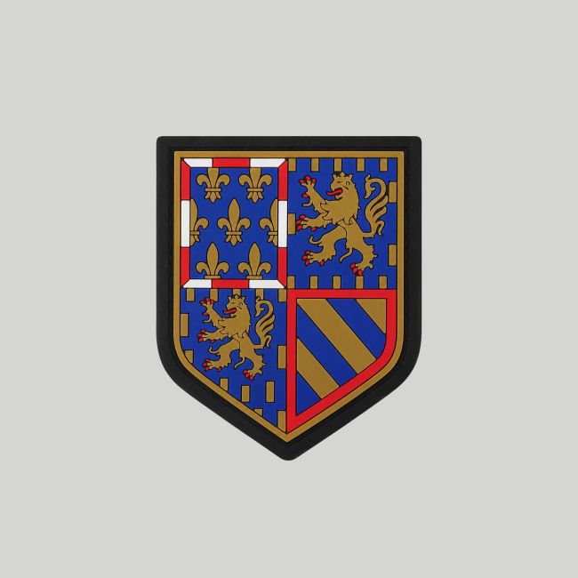 Emblema PVC com velcro Gendarmerie Départementale Bourgogne-Franche-Comté - Alta visibilidade