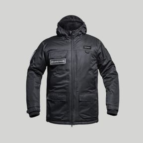 Hardshell parka met flap Privébeveiliging WF 150 Sécu-One - Zwart - A10 Equipment