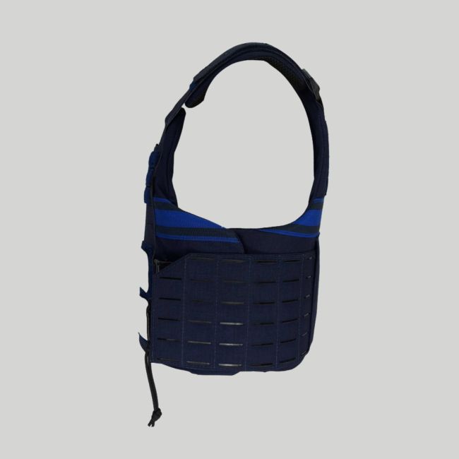 Housse tactique Polgen Gen.3 Police Municipale (avec bandes Gitane) pour inserts LPSA - Bleu Nuit - Tiger Tailor