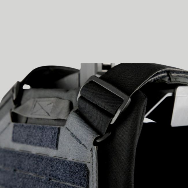 Rugpaneel voor plaatdrager Polgen/Platiger Gen.3 - Zwart - Tiger Tailor
