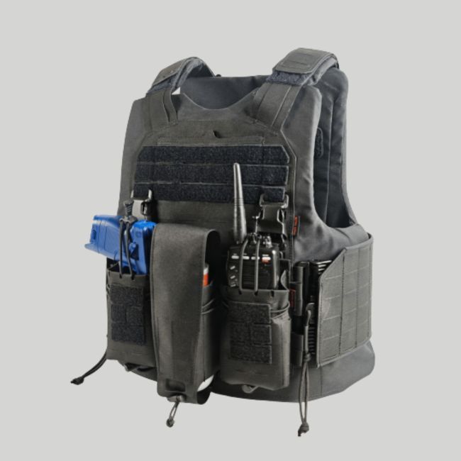 Starres modulares Panel für dreifaches Magazinhalter für Sturmgewehre - Schwarz - Tiger Tailor