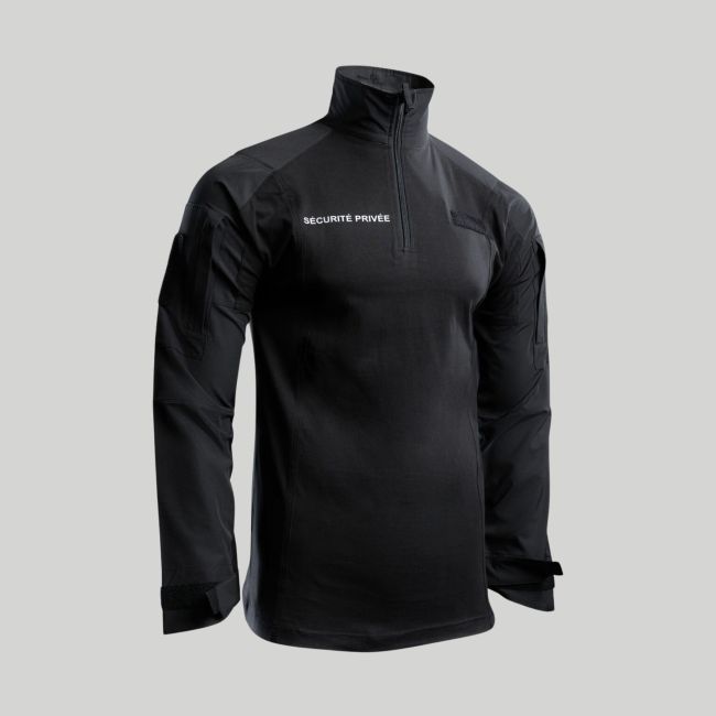 Camisa UBAS Seguridad Privada Safetek - Negro - GK
