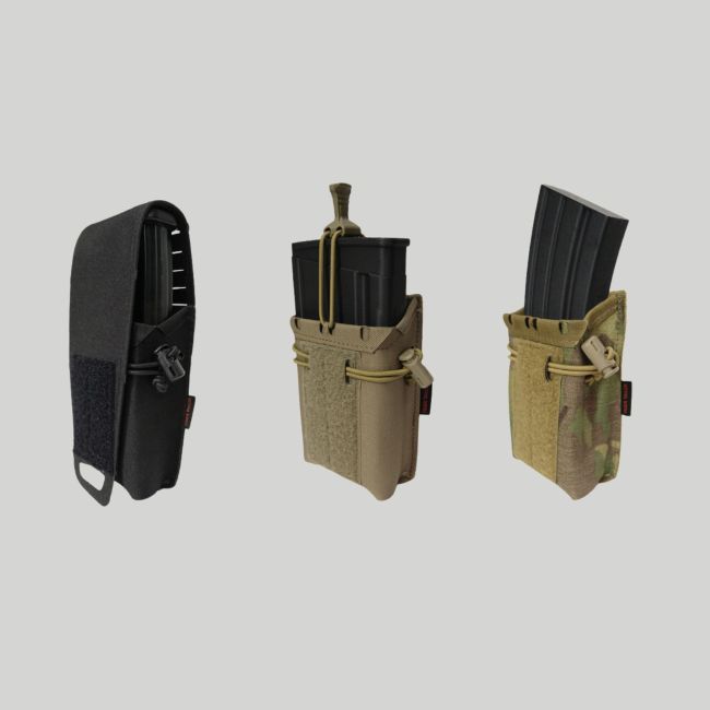 Porta-carregador simples rígido para fuzil de assalto Rushingle - Preto - Tiger Tailor