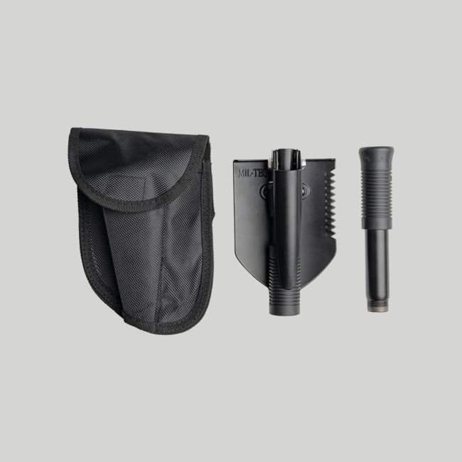 Multifunctionele opvouwbare schop met hoes - Zwart - Mil-Tec