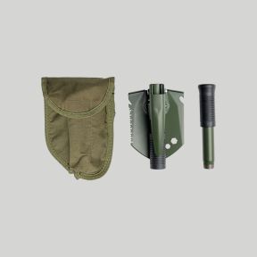Pala plegable multifuncional con funda - Verde Oliva - Mil-Tec