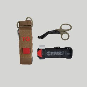 Poche pour garrot tourniquet avec garrot et ciseau - Coyote Foncé - Mil-Tec