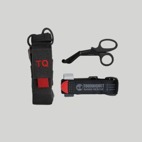 Poche pour garrot tourniquet avec garrot et ciseau - Noir - Mil-Tec