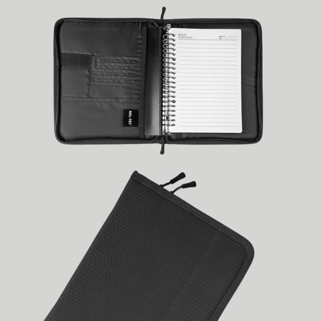 Caderno tático Hextac 26x19cm - Preto - Mil-Tec