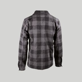 Camisa de lenhador em flanela - Preto/Cinzento - Mil-Tec