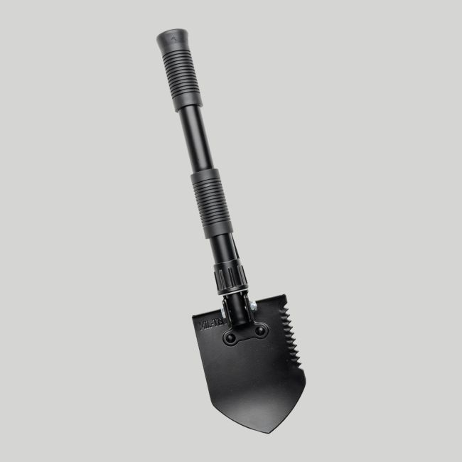 Pala plegable multifuncional con funda - Negro - Mil-Tec