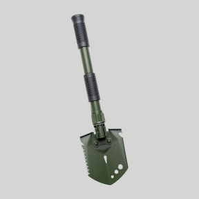 Pala plegable multifuncional con funda - Verde Oliva - Mil-Tec