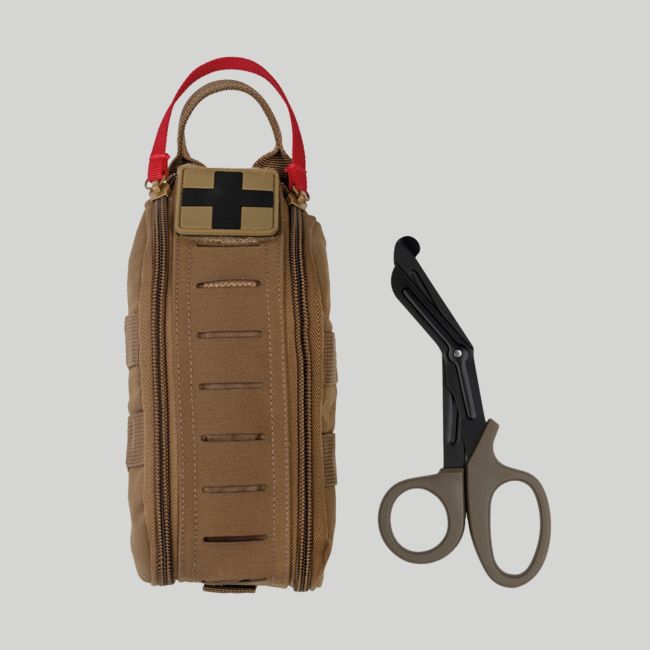 Bolsillo IFAK Rapid con tijeras - Coyote Oscuro - Mil-Tec