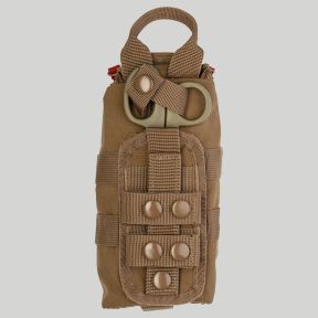 Pochette IFAK Rapid remplie (28 pièces) avec ciseaux - Coyote Foncé - Mil-Tec