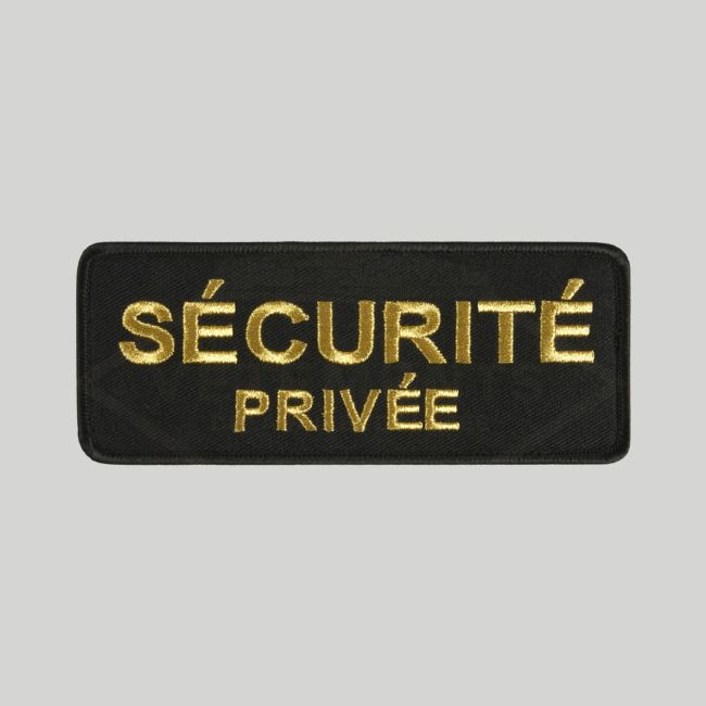Brassard Sécurité Privée (doré) - Noir - VVS