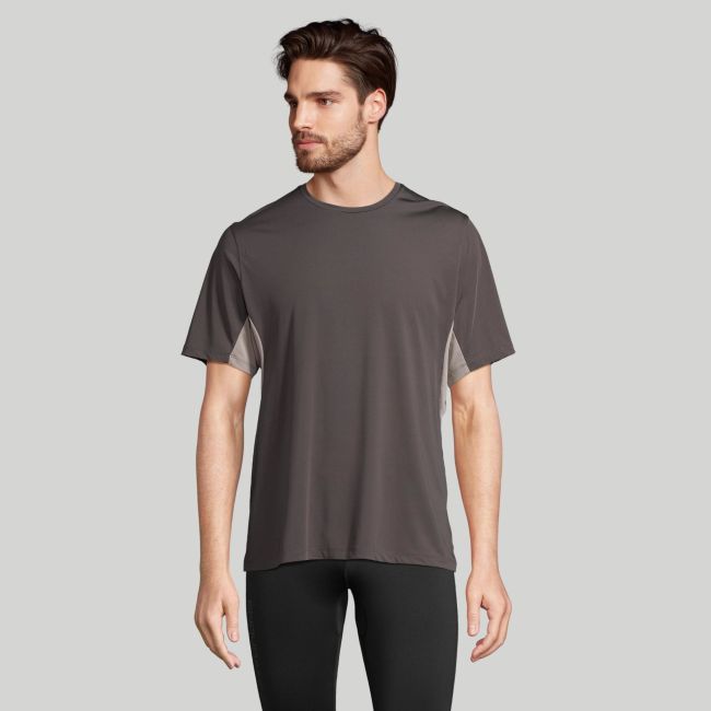 T-shirt de desporto Storm - Cinzento Escuro/Cinzento Claro - Sol's