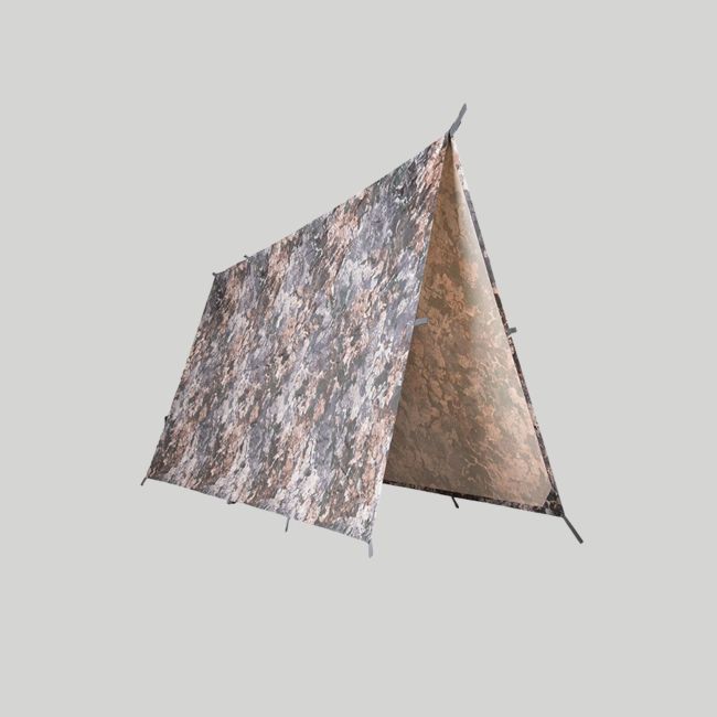 Multifunctioneel ripstop dekzeil 3x3m - Wasp Z1B - Mil-Tec