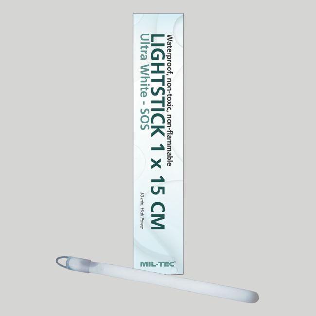 Lichtstaafjes 15cm/30min - Ultra Wit - Mil-Tec