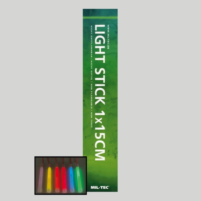 Bâtons lumineux 15cm/8-12h - Vert - Mil-Tec