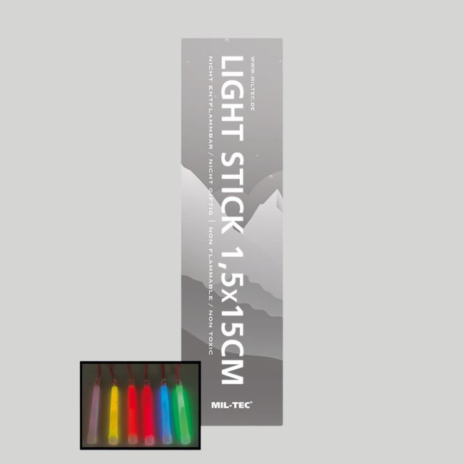 Bastões luminosos 15cm/8-12h V2 - Branco - Mil-Tec