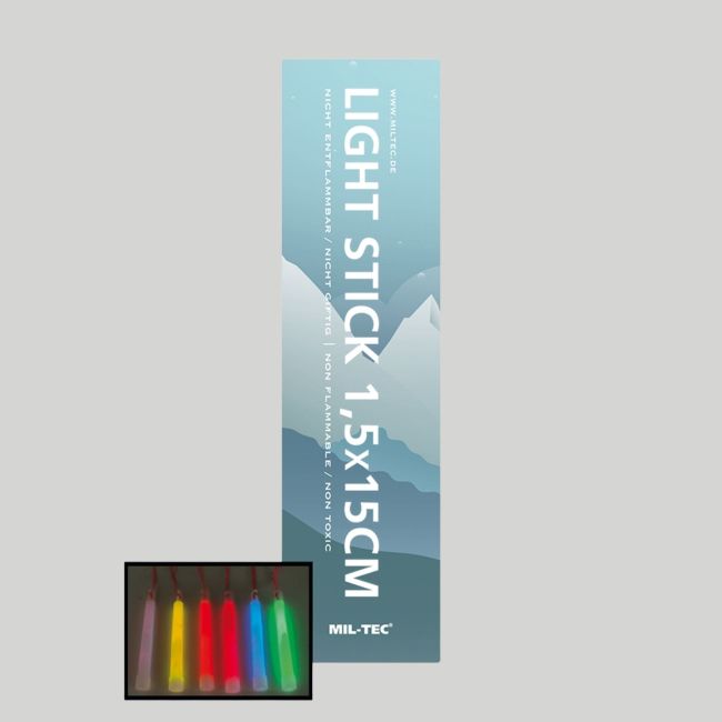 Bâtons lumineux 15cm/8-12h V2 - Bleu - Mil-Tec