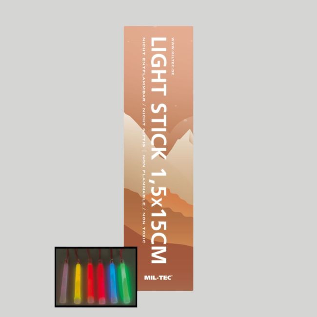 Bâtons lumineux 15cm/8-12h V2 - Orange - Mil-Tec