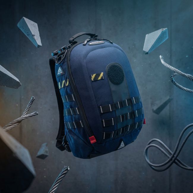 Mochila con carcasa rígida MATT 19L - Azul Noche - Dimatex