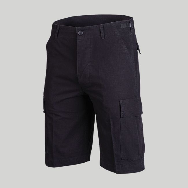 Bermuda ripstop - Negro - Mil-Tec