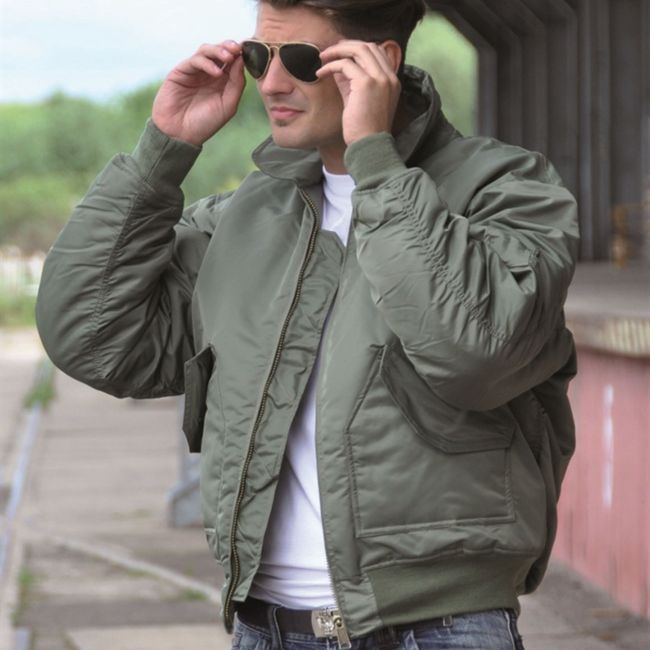Giubbotto bomber CWU Basic - Verde Oliva - Mil-Tec