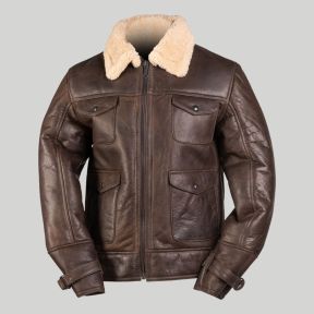 Lederjacke US Navy Pilot A4 - Mil-Tec