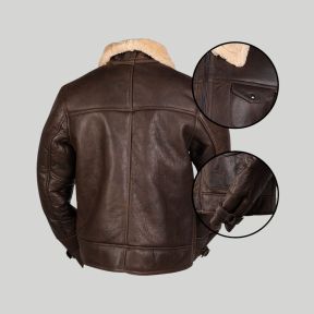 Blouson en cuir pilote US Navy A4 - Mil-Tec