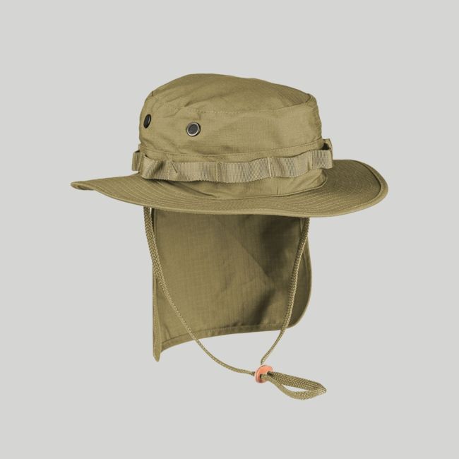 Sombrero de ala ancha ripstop con protector de nuca - Coyote - Mil-Tec