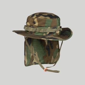 Bob ripstop z osłoną karku - Woodland - Mil-Tec