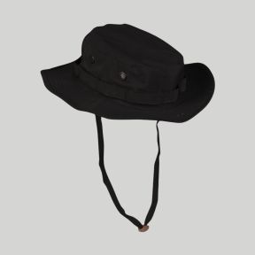 Kapelusz US GI Jungle z 3 laminowanymi warstwami - Czarny - Mil-Tec