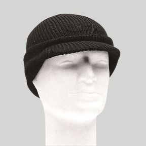 Czapka US poliakrylowa z daszkiem - Czarna - Mil-Tec