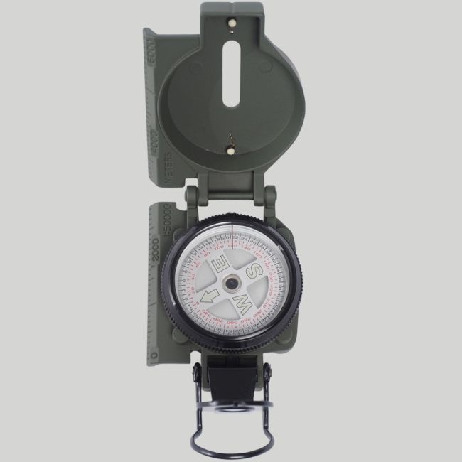 Metalen US Ranger kompas - Olijfgroen - Mil-Tec