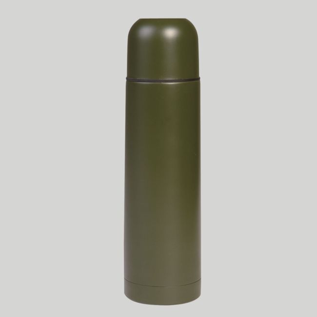 Isothermische fles 0,5L van roestvrij staal - Olijfgroen - Mil-Tec