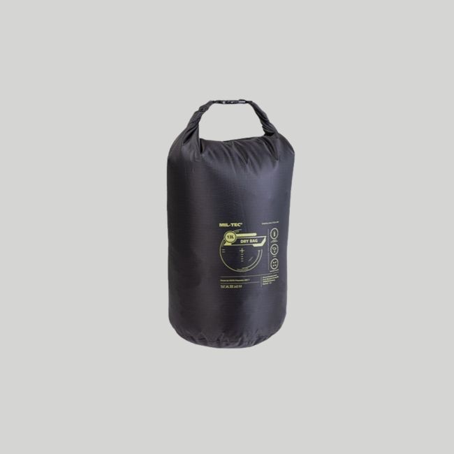 Wasserdichte Transporttasche 13L - Schwarz - Mil-Tec