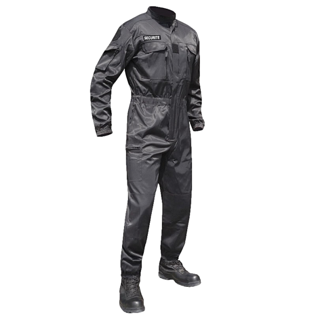 Schwarzer Platinium Performance Einsatzanzug - DCA