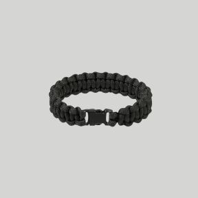 Bransoletka paracord 15mm - Czarny - Mil-Tec