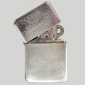 Zapalniczka US z szczotkowanego metalu - Mil-Tec