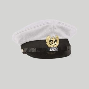 Casquette de marine BW avec insigne - Blanc - Mil-Tec
