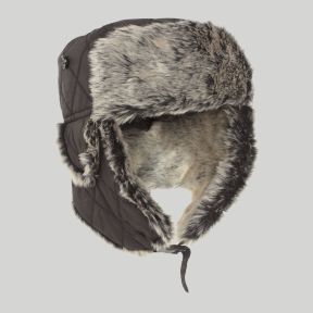Casquette hiver avec fourrure synthétique - Noir - Mil-Tec