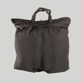 Sac à dos pour casque pilote US avec sangles - Noir - Mil-Tec